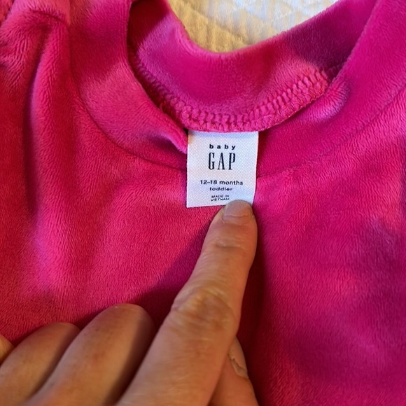 Pink Velour Sweater - Picture 3 of 4